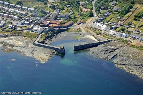 Craster Harbour in Craster, Alnwick, Northumberland, England, United ...