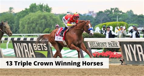 All 13 Triple Crown Winning Horses Who Made History (Facts & History)