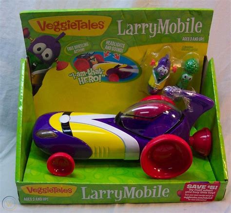 VeggieTales LARRY MOBILE With LARRY BOY Action Figure Toy Vehicle NEW | #1959377919