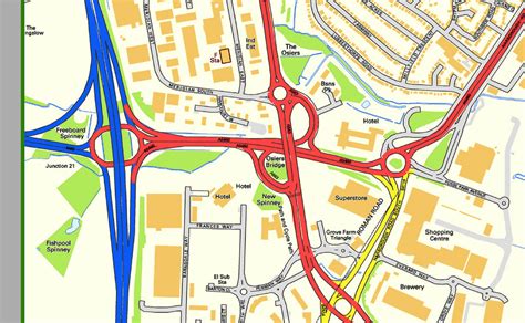 Leicester City Centre Street Map | I Love Maps