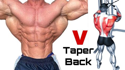 9 Exercises to Build V Taper Back Workout - V Taper - YouTube