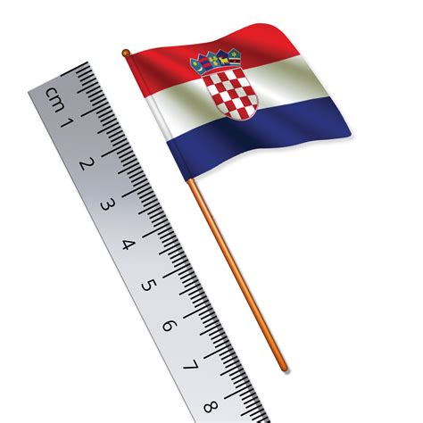 Croatian Flag, National Flag of Croatia (1:32 Scale Toy Soldier Flag ...