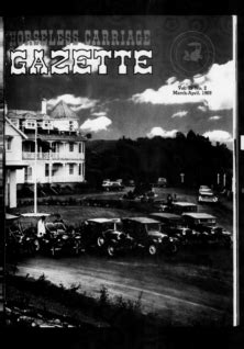 Horseless Carriage Club Of America Horseless Carriage Club Gazette Old Cars Magazine Vol. 31 No ...