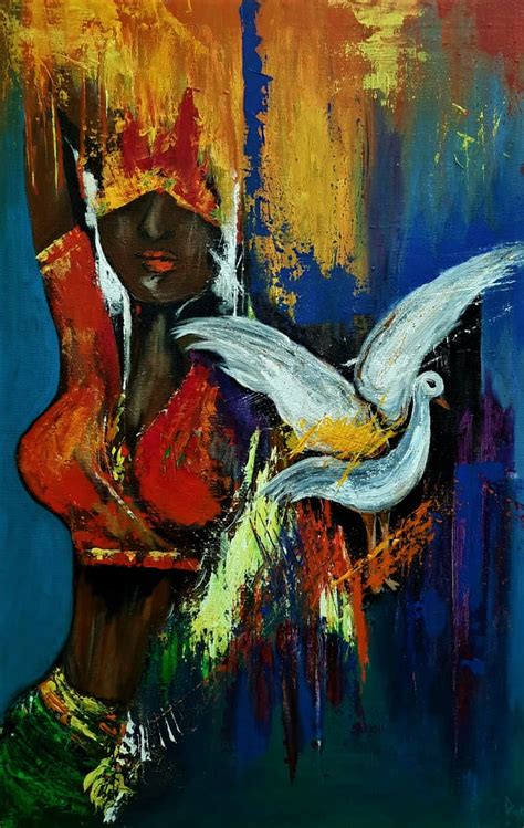 Buy Painting Freedom Artwork No 17448 by Indian Artist Pushpa Nath Jha