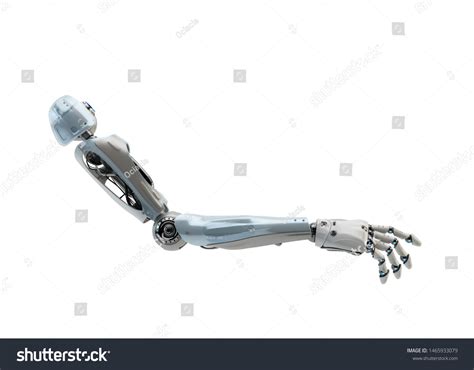 Prosthetic Robotic Arm 3d Rendering Stock Illustration 1465933079 ...