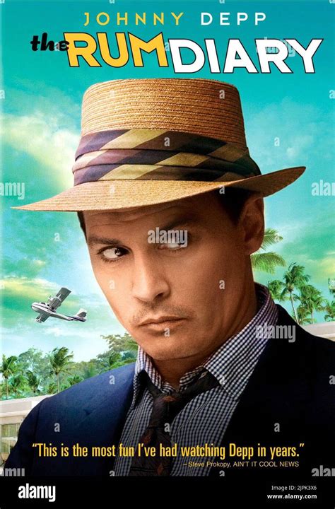 JOHNNY DEPP POSTER, THE RUM DIARY, 2011 Stock Photo - Alamy