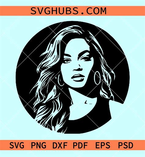 Beyonce Silhouette SVG, Boyonce svg, Beyonce cut files