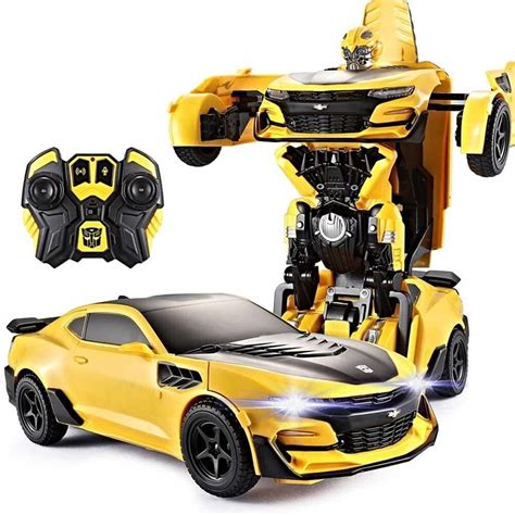 Buy AYDQC Robot Car Transformer Remote Control Car 1:12 One Touch ...