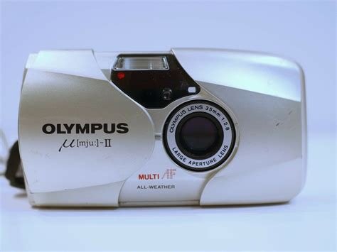 Olympus mju II 35mm Compact Film Camera with 35 mm 2.8 lens used ...