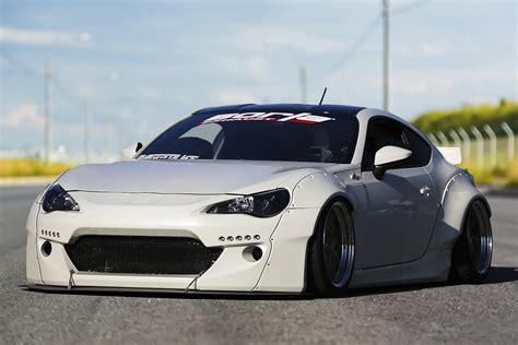 White coupe, Subaru BRZ, GT86, Scion FR-S, Rocket Bunny HD wallpaper ...