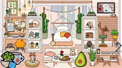 Toca Life World : NEW BIG AESTHETIC BEDROOM DESIGN MAKEOVER🍑🌿 | TOCA BOCA UPDATE - YouTube Room ...