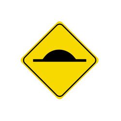 Speed Hump Sign | WA-74 Traffic, Parking Lot Sign | INPS Graphics