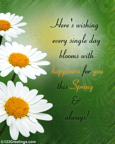 A Bright Spring Wish... Free Flowers eCards, Greeting Cards | 123 Greetings