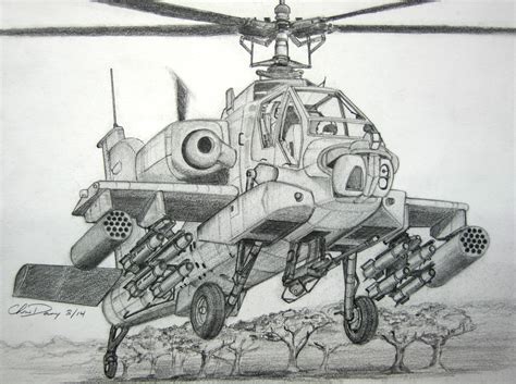 AH-64 Apache Attack Helicopter by ronincloud on DeviantArt