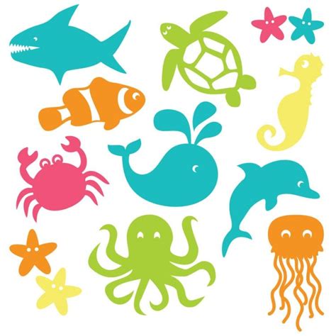 Under the Sea Cut Files and Clip Art - Hey, Let's Make Stuff