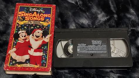 Opening & Closing Of Disney Sing-Along Songs: The Twelve Days Of Christmas VHS From 1993 - YouTube