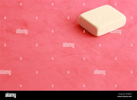 white eraser on color background Stock Photo - Alamy