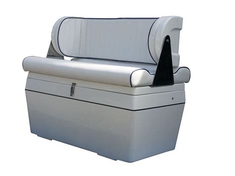 Rear cooler with seat | Storage bench seating, Diy boat, Seating