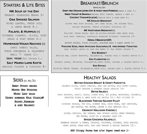 Natural Kitchen Menu, Menu for Natural Kitchen, Marylebone, London ...