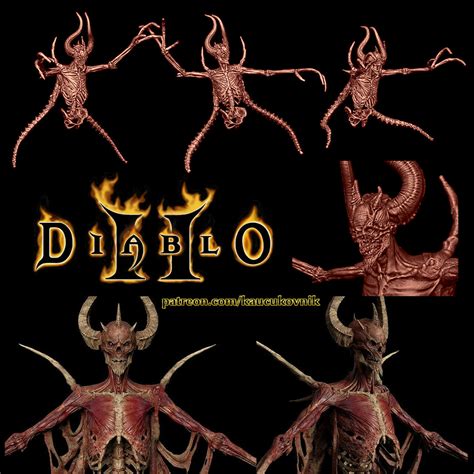 Free STL file Diablo II - Mephisto, Lord of Hatred・3D printing idea to ...