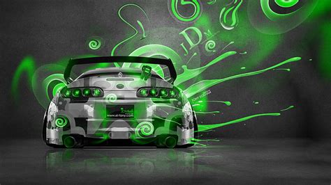 Tony style back 3D green neon car 2014 design by tony [] for your , Mobile & Tablet. Explore Is ...