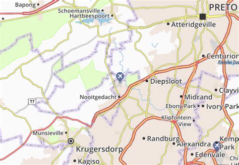 MICHELIN Lanseria Airport map - ViaMichelin