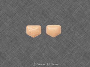 FLEXERIL Pill Orange Five-sided 8mm - Pill Identifier