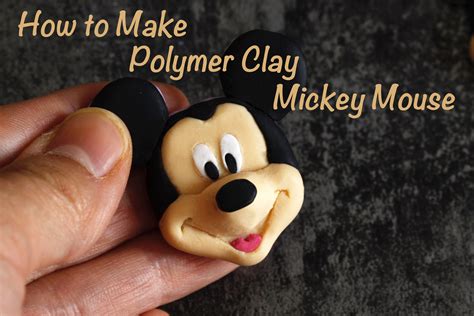 How to make a polymer clay Mickey Mouse | Polymer clay, Clay, Polymer clay diy