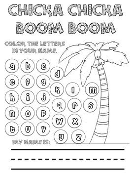 Chicka Chicka Boom Boom Literacy and Math Activity by Lauren DeSantis