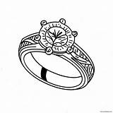 Elegant Wedding Ring Coloring Page 64664 51182 sketch template