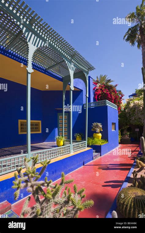 Majorelle Garden Marrakech Morocco Stock Photo - Alamy