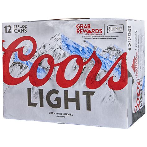 Coors Light 12pk 12 oz Cans - Applejack