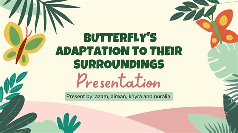 Butterfly's Adaptation to Their Surroundings - YouTube