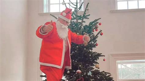 Disgraced ex-PM Boris Johnson dresses up as Father Christmas for ...