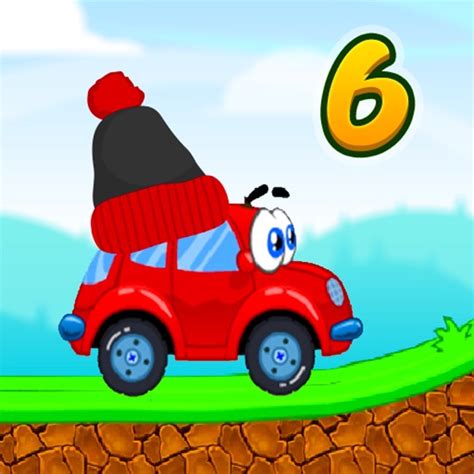 Red Car Hill Racing Adventure - Wheely 6 Version by Pro Apps