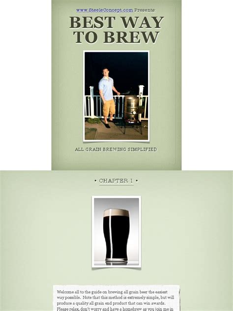 Best Way To Brew | PDF | Homebrewing | Brewing