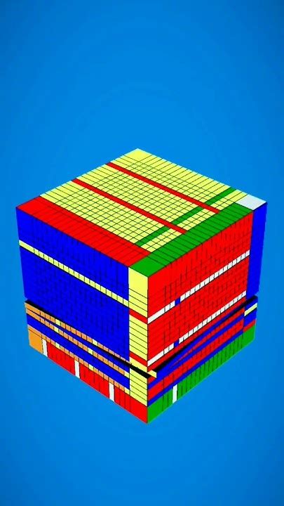 20x20 Rubik's Cube Solve #shorts #rubikscube #youtubeshorts - YouTube