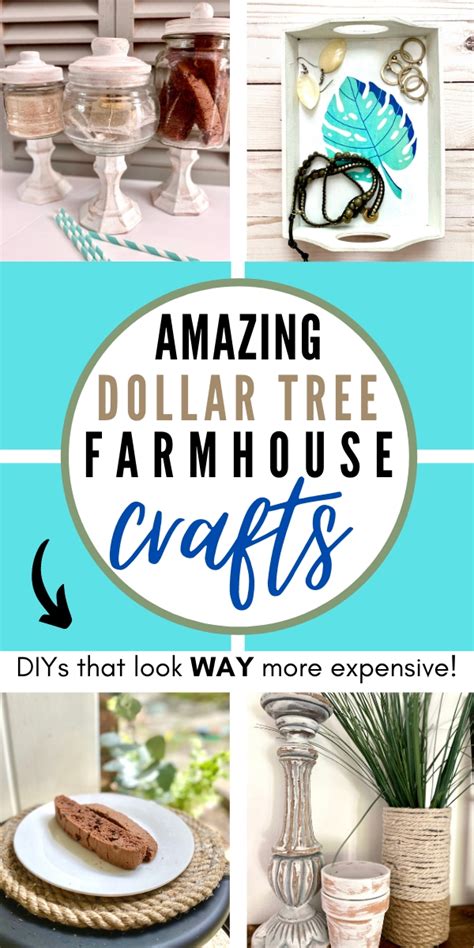 Easy Dollar Tree Farmhouse DIY Projects (done in 1 sitting!)