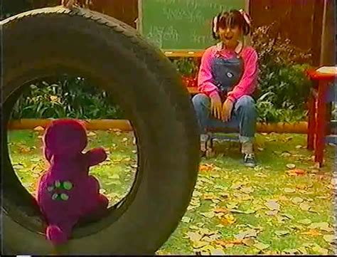 The Barney Visit School