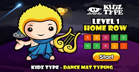 Dance Mat Typing Level 1 Stage 1 – Kidztype