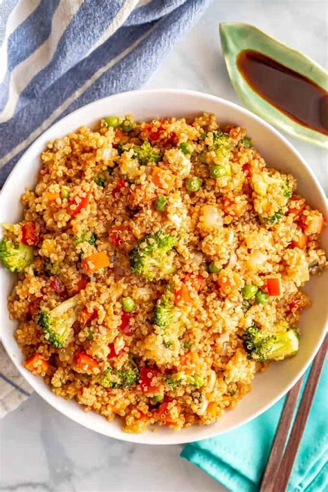 Quinoa Fried Rice {vegetarian} - Family Food on the Table