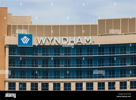 Las Vegas - Circa July 2017: Wyndham Hotels and Resorts Las Vegas property. Wyndham has Hotels ...