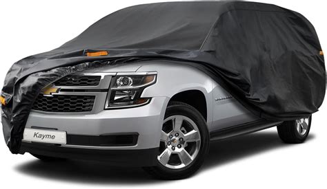 Amazon.com: Kayme 7 Layers SUV Car Cover Waterproof All Weather ...