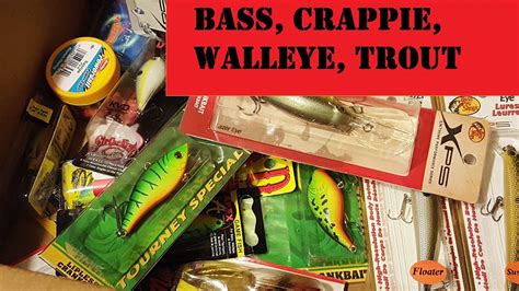 Bass Pro Shop Unboxing - Fishing Lures and Tackle -2016 - YouTube