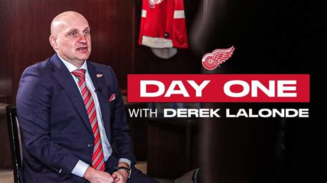 Detroit Red Wings Head Coach Derek Lalonde's First Day in Hockeytown ...