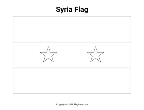 Free printable Syria flag coloring page. Download it at https ...