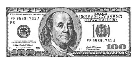 100 Dollar Bill PNG Transparent Images