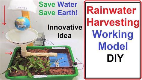 Rainwater harvesting working model | inspire award science project to ...