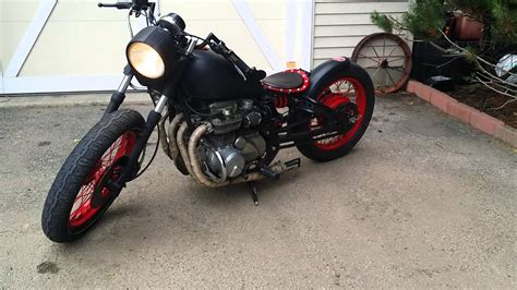 1981 Honda CB 650 Bobber - YouTube