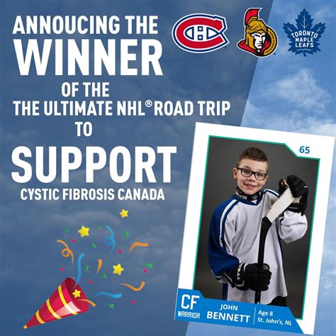 Ultimate NHL Road Trip Winners! – Bible Hill Kinsmen